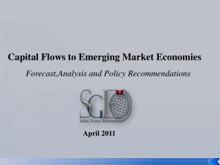 Capital Flows to Emerging Market Economies