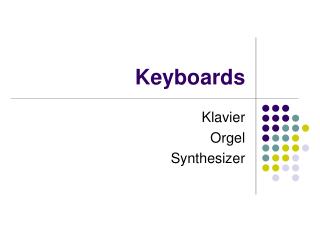 Keyboards