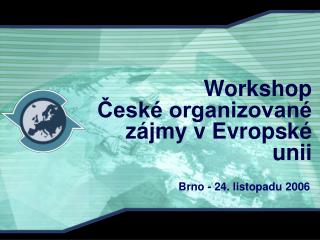 Workshop České organizované zájmy v Evropské unii