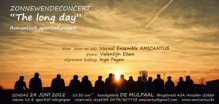 ZONNEWENDECONCERT “The long day” Romantisch aperitiefconcert