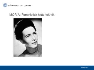 MORIA: Feministisk historiekritik