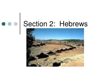 Section 2: Hebrews