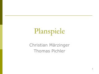 Planspiele