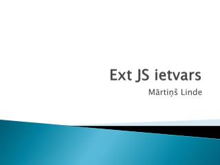 Ext JS ietvars