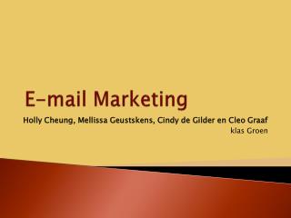 E-mail Marketing