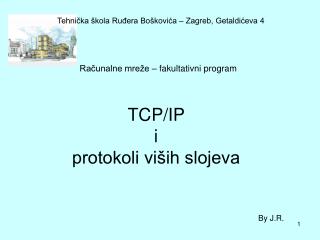 TCP/IP i protokoli viših slojeva