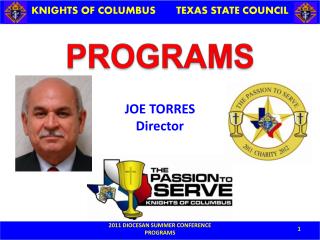 2011 DIOCESAN SUMMER CONFERENCE PROGRAMS