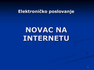 NOVAC NA INTERNETU