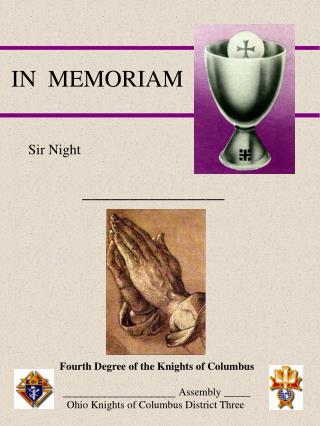 IN MEMORIAM