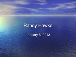 Randy Hawke