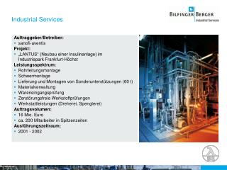 Industrial Services