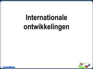 Internationale ontwikkelingen