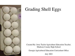 Grading Shell Eggs