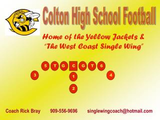 Colton High School Football