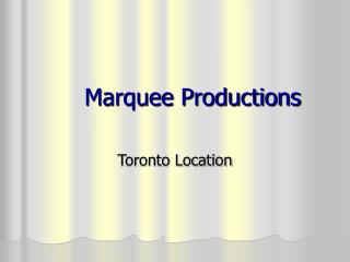 Marquee Productions