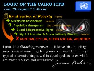  Eradication of Poverty requires  Sustainable Development includes