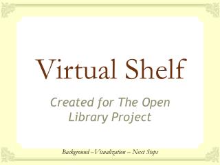 Virtual Shelf