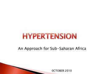 HYPERTENSION