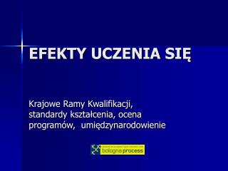 EFEKTY UCZENIA SIĘ