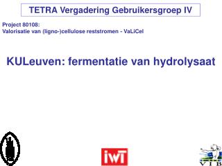 TETRA Vergadering Gebruikersgroep IV