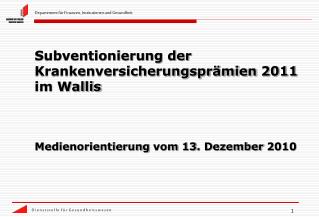 Einige Zahlen zu den Subventionen 2011 :