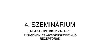 4. SZEMINÁRIUM