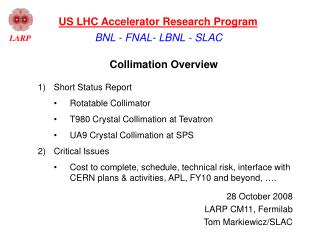Collimation Overview