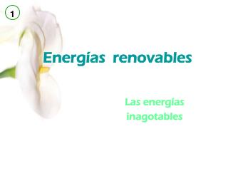 Energías renovables