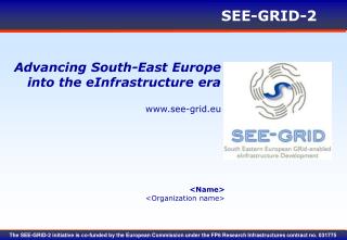 Advancing South-East Europe into the eInfrastructure era