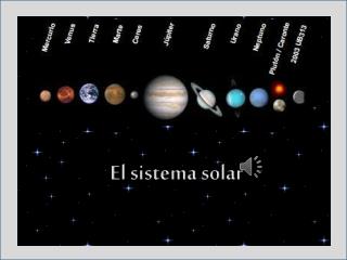 El sistema solar