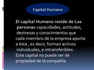 Capital Humano