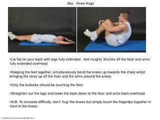 Abs - Knee Hugs