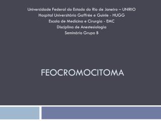 FEOCROMOCITOMA