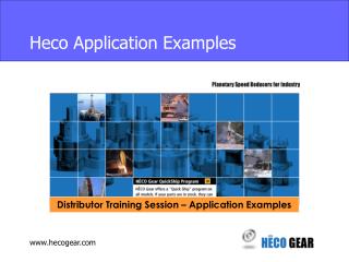 Heco Application Examples