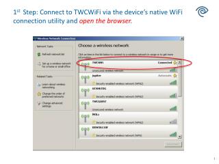 TWC subscribers and Visitor Login