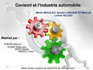 Covisint et l’industrie automobile