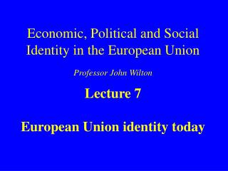 Lecture 7