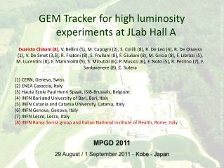 GEM Tracker for high luminosity experiments at JLab Hall A