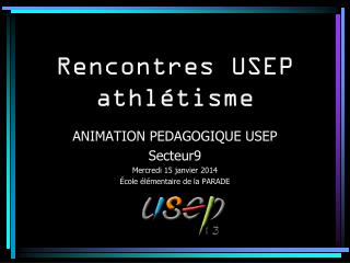 Rencontres USEP athlétisme