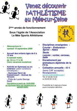 Réouverture le : 	samedi 19 septembre 2009 Accueil des enfants âgés de 6 à 12 ans le samedi matin,