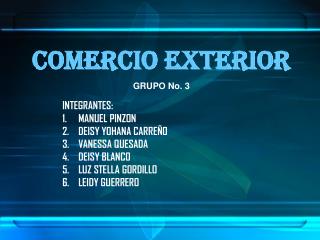 COMERCIO EXTERIOR