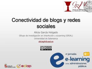 Conectividad de blogs y redes sociales