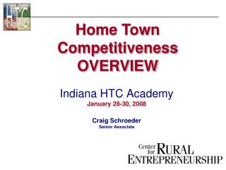 Home Town Competitiveness OVERVIEW