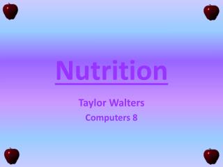 Nutrition