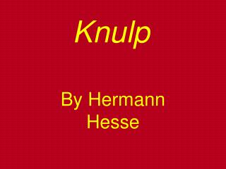Knulp