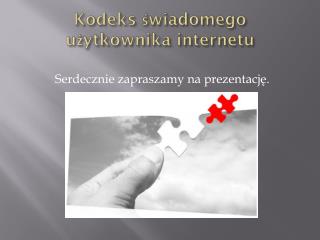 Kodeks świadomego użytkownika internetu