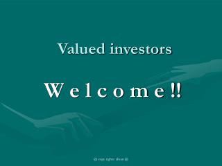 Valued investors