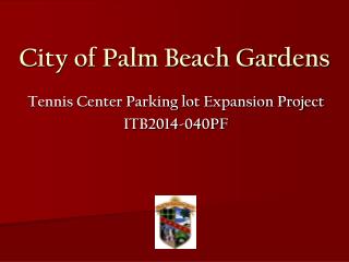 City of Palm Beach Gardens