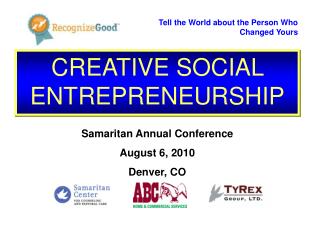 CREATIVE SOCIAL ENTREPRENEURSHIP