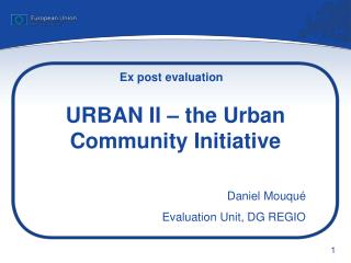 URBAN II – the Urban Community Initiative
